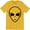 Gold, variant on Alien Face Funny Sci Fi Space Horror Retro Fashion Men's T-Shirt