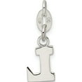 thumbnail image 3 of Sterling Silver Letter L Initial Charm (16 X 7) Made In India qc6513l, 3 of 5
