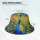 thumbnail image 3 of Balery Peacocks Sombreros para el sol para hombre y mujer, sombrero de pescador con UPF 50+, 3 of 6