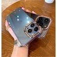 thumbnail image 3 of Compatible with iPhone 14 Pro Max Case for Women Girls,Luxury Shiny Fashion Gradient Glitter Bling Cute Clear Acrylic Plate Shockproof Case for iPhone 14 Pro Max(Gradient Black), 3 of 14