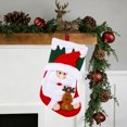 thumbnail image 2 of Christmas Stocking Gift Bag - 17.7 in Santa Claus Candy Stockings for Kids, Toys, Snacks, or Holiday Gift Decoration, 2 of 5