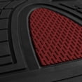 thumbnail image 2 of FH Group Premium Floor Mats Tall Channel Trimmable Rubber Mats - 3Pcs Full Set, 2 of 5