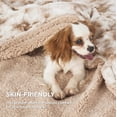 thumbnail image 3 of Manta doble Bedsure, 152 x 203 cm, color beige, felpa sherpa, 3 of 6
