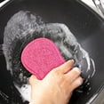 thumbnail image 3 of Multi-Purpose Scrub Sponges for Kitchen, Non-Scratch Microfiber Sponge with Heavy Duty Scouring Power, Effortless Cleaning of Dishes, Pots and Pans, 1 Pcs, 6.3x3.94x0.78", 3 of 6