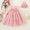 Pink, variant on Toddler Girls Sleeveless Lace Ruffles Dress Dance Party Dresses Clothes Girls Dresses Size 8 Red Christmas Girls Dresses Size 12 Casual Christmas Girls Dresses Size 10-12 Winter Christmas Girls