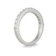 thumbnail image 2 of SZUL Women's 1/2 Carat TW Diamond Wedding Band in 10K White Gold (J-K-L Color, I2-I3 Clarity), 2 of 3