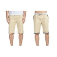 thumbnail image 4 of Men'S Shorts Casual Classic Fit Drawstring Summer Beach Shorts With Elastic Waist And Pockets, 4 of 7