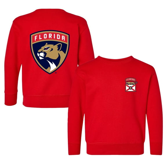 Toddler Chad & Jake Red Florida Panthers Pullover Sweatshirt
