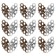thumbnail image 1 of 100 Pieces Antique Flower Charms DIY Jewelry Connectors Alloy, 1 of 3