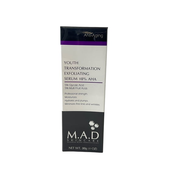 M.A.D. Skincare Youth Transformation Exfoliating Serum 1 fl oz