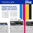 thumbnail image 6 of Brother Genuine TN229XL 2PK High Yield Black Toner Cartridge Twin-Pack, 6 of 11