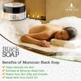 thumbnail image 6 of Morgan Cosmetics MOROCCAN BLACK SOAP (Beldi Soap) with Herbs  - 100% natural Moroccan Black Soap, Body Scrub, Pure & Natural, Purifying, Cleansing, exfoliating for Hammam Ritual 8 oz, 6 of 10