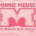 thumbnail image 3 of Disney - Minnie Mouse - In Bows We Trust - Toddler & Youth Girls Raglan Graphic T-Shirt, 3 of 4