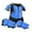 Blue, variant on APLVFFZH Generic Dirt Bike Gear Chest Spine Back Protector Wear Resistant Kids Motorcycle Blue
