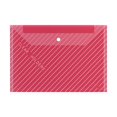 thumbnail image 2 of Bolsa de documentos impermeable A4 engrosada con sujetadores - Carpeta de plástico transparente para archivos de oficina, colegio y hogar, 2 of 5
