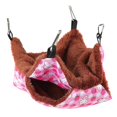 thumbnail image 3 of Pet Nest For Hamster Pink Double Layer Thicken Sleeping Bed Ideal For Small Animals Including Sugar Glider 1Pack, 3 of 4