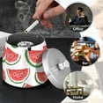 thumbnail image 4 of Yayeee Ashtray with Lid for Cigarette Smokeless Stainless Steel Home Ash Holder, Cute Watermelon, 4 of 7