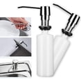 thumbnail image 4 of Dispensador de jabón para fregadero de níquel cepillado, dispensador de jabón para fregadero de cocina, repuesto de acero inoxidable desde la parte superior, dispensador de jabón integrado, 4 of 5