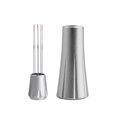 thumbnail image 2 of Agitador de café Herramienta Tipo de aguja Distribuidor Espresso Tamper Mano Tamper 8 Pin Distribuidor de café Espresso Stirrer para Cafe Shop Regalos Argén BLESIY Manipulación de café, 2 of 8