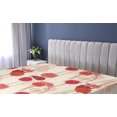 thumbnail image 5 of Ambesonne Tulips Fitted Sheet, Simple Blooms Pattern Art, Twin Size, Dark Coral Eggshell, 5 of 5