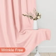 thumbnail image 5 of XWZO Blush Pink Curtains 2 Panels for Patio, Lightweight Room Darken Photography Backdrop Curtain Drapes with Rod Pockets for Home/Holiday/Party Decor, 5ft x 7ft, 5 of 7