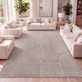 thumbnail image 3 of JONATHAN Y SCANDINAVIAN 5 x 8 Area Rug, Nordby Geometric Arch Striped - Taupe/Beige, SCN104D-5, 3 of 6