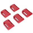 thumbnail image 3 of Soporte de batería de litio de 5 piezas, soporte de almacenamiento de batería de herramienta eléctrica portátil con orificios para tornillos avellanados, soporte para DW Red, 3 of 12