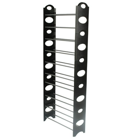 Shoe Rack For Hallway 4 Tier Shoe Rack Storage Organizer 20 Pair Wall Shoe Rock, 10 Tire 50 Pair Large Shoe Storage Rack for Bedroom, Entryway, Hallway, Closet, Door ()
