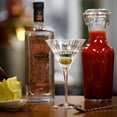 thumbnail image 2 of Luigi Bormioli Bach 8.25 oz Martini Glasses Set of 4 - Titanium Reinforced Stem, Made of SON-hyx Crystal - Ribbed Design Coupe Cocktail Glass - Made in Italy, Dishwasher Safe, 2 of 9