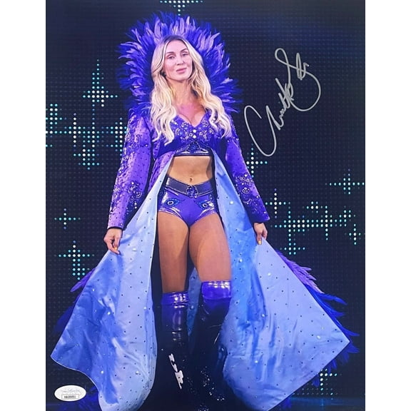 Charlotte Flair Signed Autographed 11x14 Photo JSA Authenticated #5