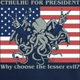 thumbnail image 3 of CafePress - Cthulhu For President Dark T Shirt - Men's Classic Graphic Cotton T-Shirt, 3 of 4