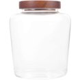 thumbnail image 2 of Glass Storage Can for Home Use Clear Glass Candy Jar Container, 2 of 4