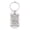 Silver, variant on Father's Day Gifts for Dad - Never Forget That I Love You Keychain for Men