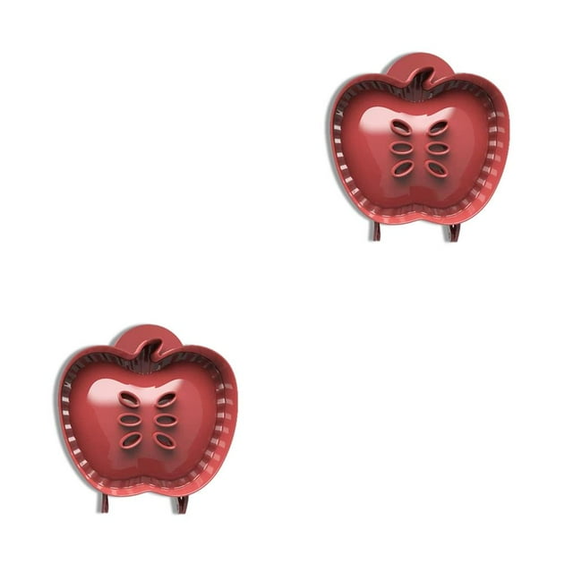 Yuarrent Molde para tarta de mano, molde de de bolsillo de plástico, bandeja para hacer postres resistente a bricolaje, pastel, pan, vacaciones de Fruta 2piezas Yuarrent CBP163024