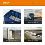 Elitech TinyUSB -10~40℃ 10 Pack Temperature Data Logger Single Use 90 Days in-Transit Trip Disposable Temperature Recorder PDF Report Tiny but Elite