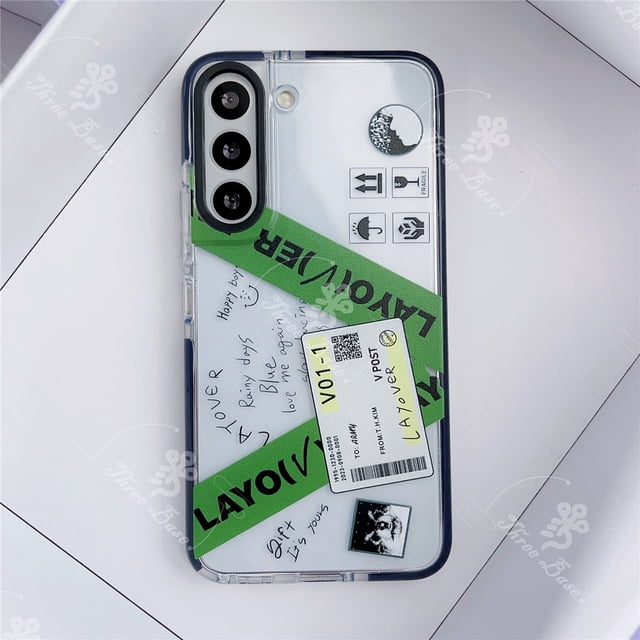 Funda De Teléfono BTSS-7 V LAYOVER TaeHyung Para Samsung Galaxy NOTE 20 Ultra NOTE10 Plus NOTE9 A32 A22 4G A33 A34 A54 5G A53 A52 S10E Blanda A Prueba De Golpes