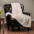 thumbnail image 2 of Chanasya Faux Fur Bed Blanket | Super Soft Fuzzy Light Weight Luxurious Cozy Warm Fluffy Plush hypoallergenic Throw Blanket for Bed Couch Chair Fall Winter Spring Living Room ( Twin ) - Ivory, 2 of 9