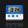 thumbnail image 4 of Thermometer Freezer Thermometer Digital Refrigerator Thermometer with Magnetic Attachment in-Outdoor Alarm Thermometer with Waterproof Outdoor Sensor for Home Kitchen, 4 of 5