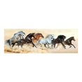 thumbnail image 4 of Arte de pared de caballos, retrato de caballo corriendo, pintura, impresión decorativa sin marco 50 x 150 cm, 4 of 9