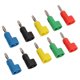 thumbnail image 5 of 10 Uds. Conectores Banana apilables de 4mm para altavoces conectores rápidos universales para barcos RVs camiones receptor de Audio, 5 of 14