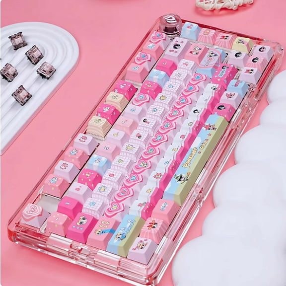 Unbranded Cute Childhood Themed Mechanical Keyboard Keycaps