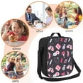 thumbnail image 5 of Xecao Breast Cancer Awareness1 Print Lunch Bag - Durable, Double-Insulated Lunch Bag, Holds Lunch Box, Water Bottle, & Snacks,Leakproof Cooler Tote Bag, 5 of 7