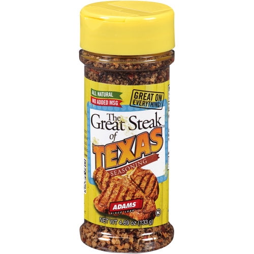 Adams The Great Steak of Texas Seasoning, 4.69 oz