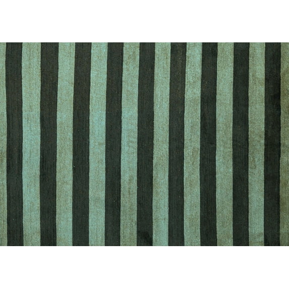 Ahgly Company Indoor Rectangle Abstract Light Blue Modern Area Rugs, 5' x 8'