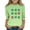 Multicolor1, variant on kids St. Patrick's Day Shirts boy girl Clover Shamrock 3/4 Sleeve Tops Casual Holiday Graphic Blouses