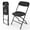 Black, variant on WASUHE 10 Pack White Plastic Folding Chairs, Indoor Outdoor Portable Stackable Commercial Chairs with Non-slip Design, 350lbs Capacity, Indoor Outdoor for Events Wedding Party Office Dining