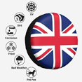 thumbnail image 2 of Flag of Italy Pattern Print Spare Tire Cover Wheel Protector Waterproof Dustproof Uv Resistant for Jeep Camping Travel Trailer Rv SUV and Many Vehicle Compatible Universal 15 Inch, 2 of 7