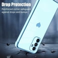 thumbnail image 3 of for Samsung Galaxy A34 5G Case Love Heart Plating Electroplate Luxury Elegant Case Camera Protector Soft TPU Shockproof Protective Corner Back Cover Galaxy A34 5G Case -Blue, 3 of 10