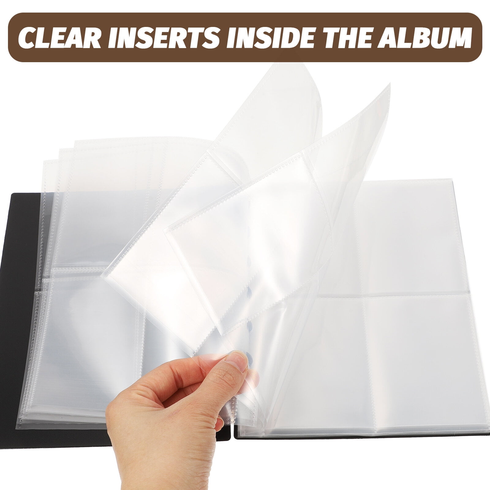 WORGEOUS 5pcs Photocard Storage Album Commemorative 3 Inch Picture Collection Storage Organizer