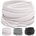 thumbnail image 1 of Miscly Flat Shoelaces [3 Pairs] For Any Type Of Shoes Or Sneakers - Width: 8mm, 1 of 4